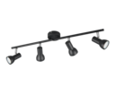Trio Lighting Trio CANTAR plafondspot | GU10 Fitting | mat zwart | Ø 8 cm | IP20 | excl. 4x GU10 | max. 5W