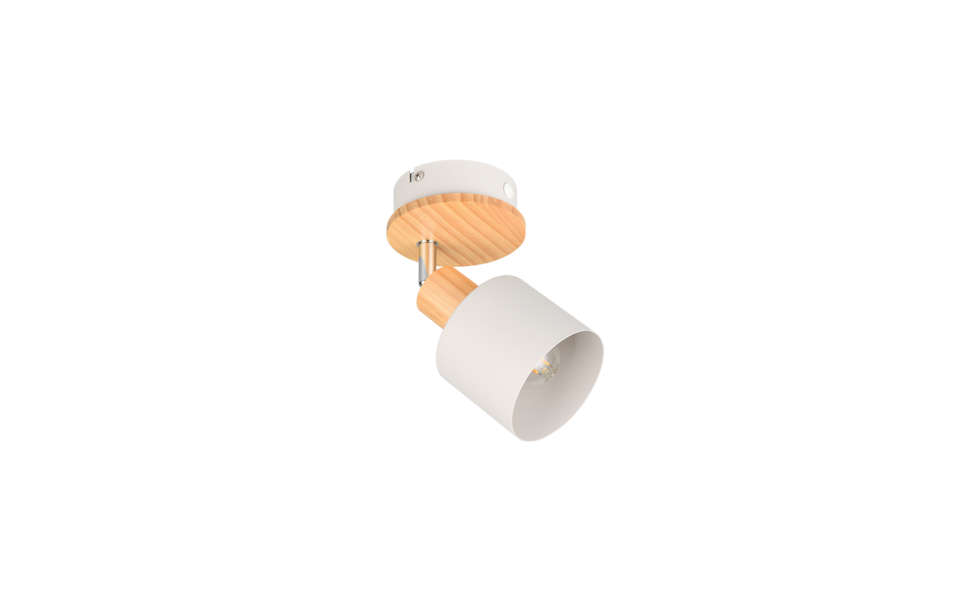 Trio Lighting Trio SHANTI ceiling spotlight | 1x E14 max 40W | Ø 9 cm | IP20 Trio Lighting Trio SHANTI ceiling spotlight | 1x E14 max 40W | Ø 9 cm | IP20