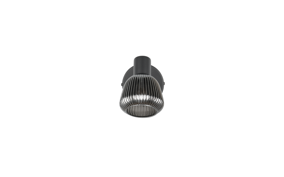 Trio Lighting Trio TARIFA ceiling spotlight | 1x E14 max 40W | black | Ø 10 cm | IP20 | 16.5 cm