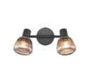 Trio Lighting Trio TARIFA plafondspot | E14 Fitting | mat zwart | Ø 10 cm | IP20 | excl. 2x E14 | max. 10W