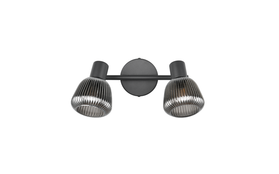 Trio Lighting Trio TARIFA plafondspot | E14 Fitting | mat zwart | Ø 10 cm | IP20 | excl. 2x E14 | max. 10W Trio Lighting Trio TARIFA plafondspot | E14 Fitting | mat zwart | Ø 10 cm | IP20 | excl. 2x E14 | max. 10W
