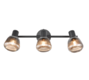 Trio Lighting Trio TARIFA ceiling spotlight | 3x E14 max 40W | black | Ø 45 cm | IP20 | 19 cm