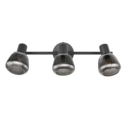 Trio Lighting Trio TARIFA plafondspot | E14 Fitting | mat zwart | Ø 10 cm | IP20 | excl. 3x E14 | max. 10W