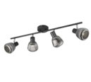 Trio Lighting Trio TARIFA ceiling spotlight | 4x E14 max 40W | black | Ø 70 cm | IP20 | 19 cm