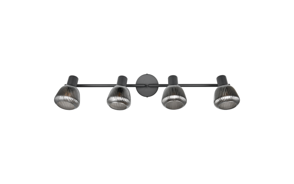 Trio Lighting Trio TARIFA ceiling spotlight | 4x E14 max 40W | black | Ø 70 cm | IP20 | 19 cm