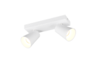 Trio Lighting Trio SHARP plafondspot | GU10 Fitting | wit mat | Ø 8 cm | IP20 | excl. 2x GU10 | max. 10W