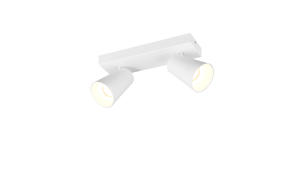 Trio Lighting Trio SHARP ceiling spotlight | 2x GU10 | chrome | Ø 28 cm | IP20 | 16 cm Trio Lighting Trio SHARP ceiling spotlight | 2x GU10 | chrome | Ø 28 cm | IP20 | 16 cm