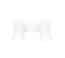 Trio Lighting Trio SHARP ceiling spotlight | 2x GU10 | chrome | Ø 28 cm | IP20 | 16 cm