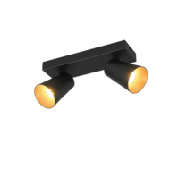 Trio SHARP ceiling spotlight | GU10 | black | Ø 28 cm | IP20