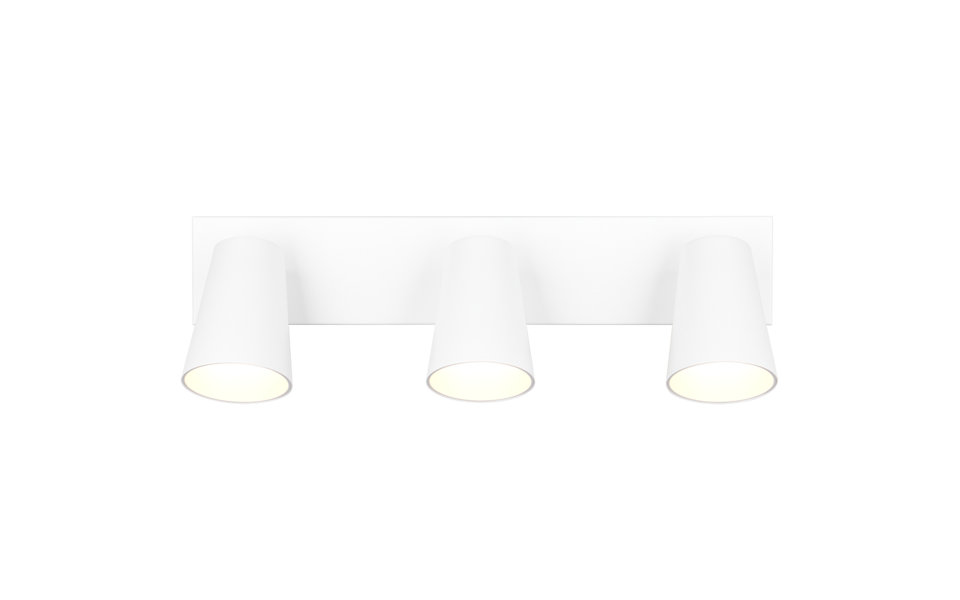 Trio Lighting Trio SHARP plafondspot | GU10 Fitting | wit mat | Ø 8 cm | IP20 | excl. 3x GU10 | max. 10W Trio Lighting Trio SHARP plafondspot | GU10 Fitting | wit mat | Ø 8 cm | IP20 | excl. 3x GU10 | max. 10W