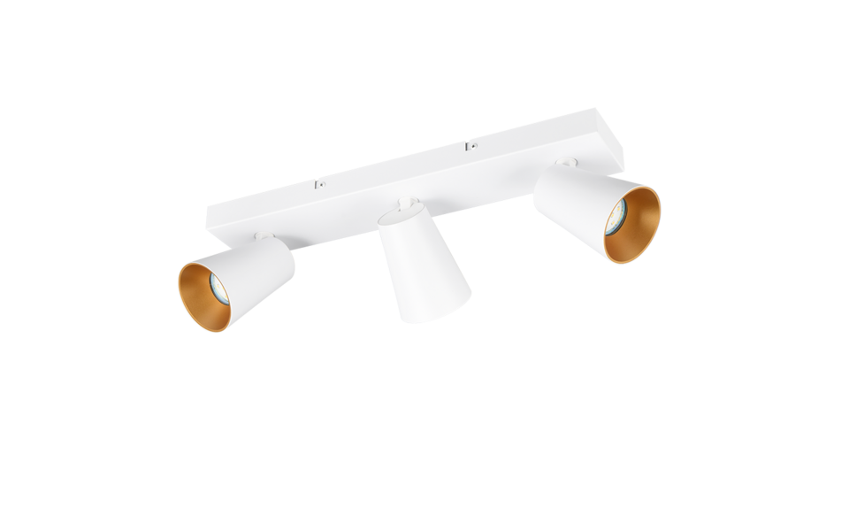 Trio Lighting Trio SHARP plafondspot | GU10 Fitting | wit mat | Ø 8 cm | IP20 | excl. 3x GU10 | max. 10W Trio Lighting Trio SHARP plafondspot | GU10 Fitting | wit mat | Ø 8 cm | IP20 | excl. 3x GU10 | max. 10W