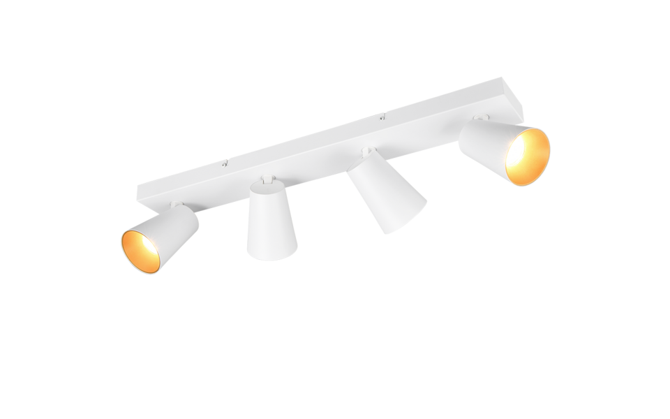 Trio Lighting Trio SHARP ceiling spotlight | 4x GU10 | chrome | Ø 64 cm | IP20 | 16 cm