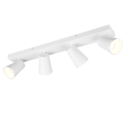 Trio Lighting Trio SHARP ceiling spotlight | 4x GU10 | chrome | Ø 64 cm | IP20 | 16 cm