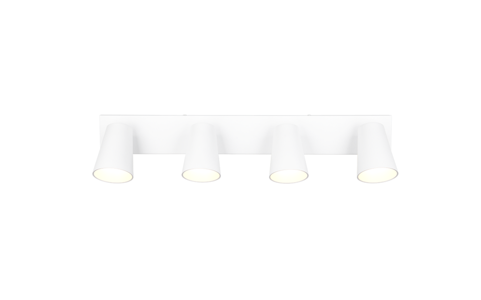 Trio Lighting Trio SHARP ceiling spotlight | 4x GU10 | chrome | Ø 64 cm | IP20 | 16 cm