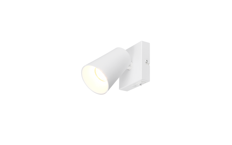 Trio Lighting Trio SHARP plafondspot | GU10 Fitting | wit mat | Ø 8 cm | IP20 | excl. 1x GU10 | max. 10W