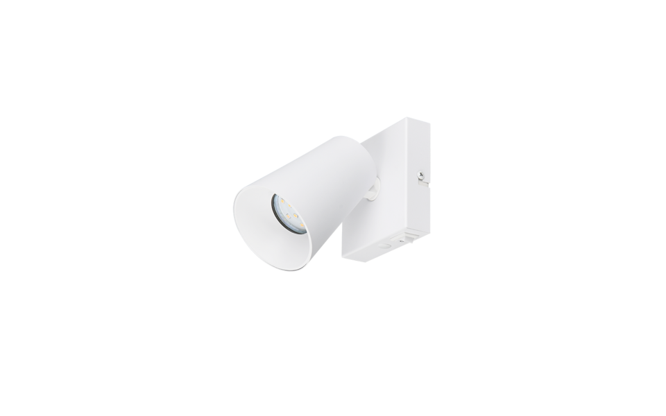 Trio Lighting Trio SHARP plafondspot | GU10 Fitting | wit mat | Ø 8 cm | IP20 | excl. 1x GU10 | max. 10W