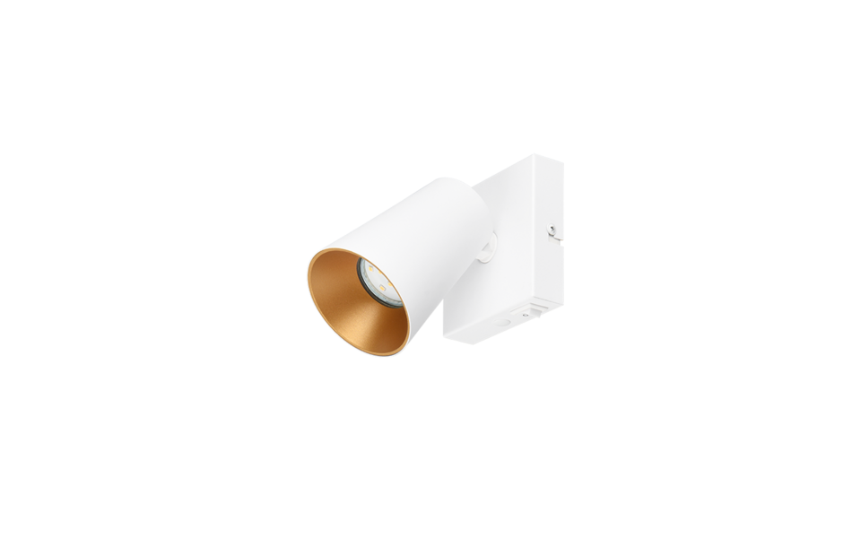Trio Lighting Trio SHARP plafondspot | GU10 Fitting | wit mat | Ø 8 cm | IP20 | excl. 1x GU10 | max. 10W