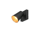 Trio Lighting Trio SHARP plafondspot | GU10 Fitting | mat zwart | Ø 8 cm | IP20 | excl. 1x GU10 | max. 10W