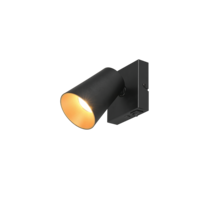 Trio SHARP ceiling spotlight | GU10 | black | Ø 10 cm | IP20
