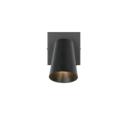 Trio Lighting Trio SHARP ceiling spotlight | 1x GU10 | black | Ø 10 cm | IP20 | 10 cm