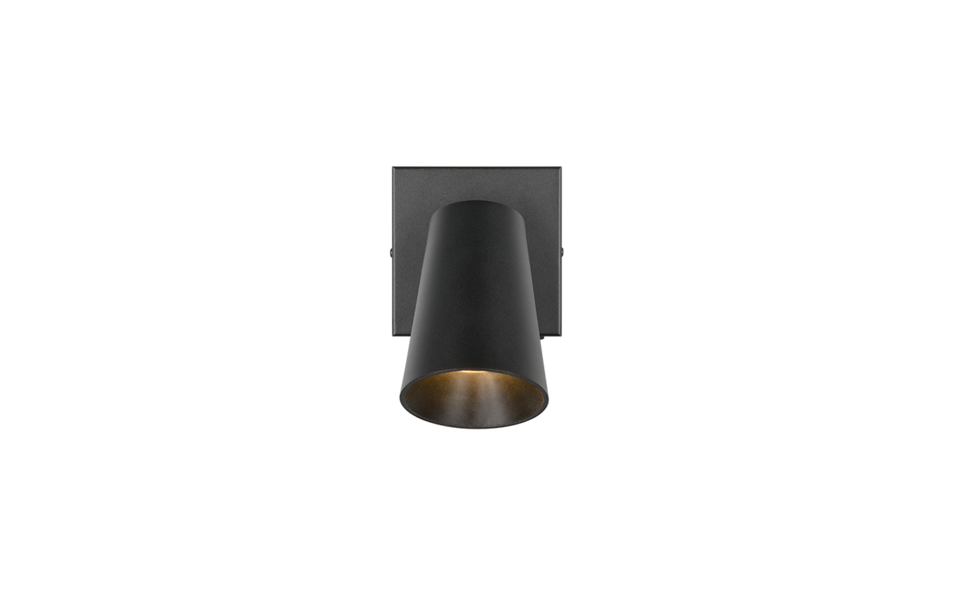 Trio Lighting Trio SHARP plafondspot | GU10 Fitting | mat zwart | Ø 8 cm | IP20 | excl. 1x GU10 | max. 10W Trio Lighting Trio SHARP plafondspot | GU10 Fitting | mat zwart | Ø 8 cm | IP20 | excl. 1x GU10 | max. 10W