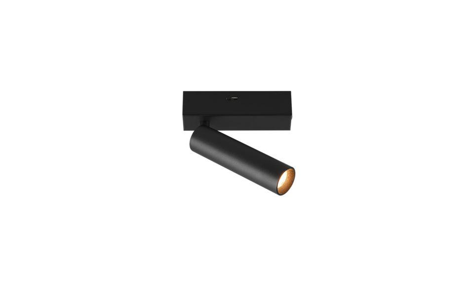 Trio Lighting Trio AMBALA ceiling spotlight | 1x 5W 500 lm 4000K | black | IP20 | 16.5 cm