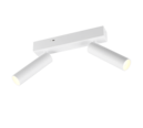 Trio Lighting Trio AMBALA plafondspot | LED | wit mat | 26 x 13 cm | IP20 | 2x 5,5W | 500 lm | 2300+3000+4000K | dimbaar