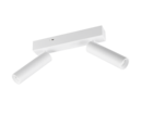 Trio Lighting Trio AMBALA plafondspot | LED | wit mat | 26 x 13 cm | IP20 | 2x 5,5W | 500 lm | 2300+3000+4000K | dimbaar