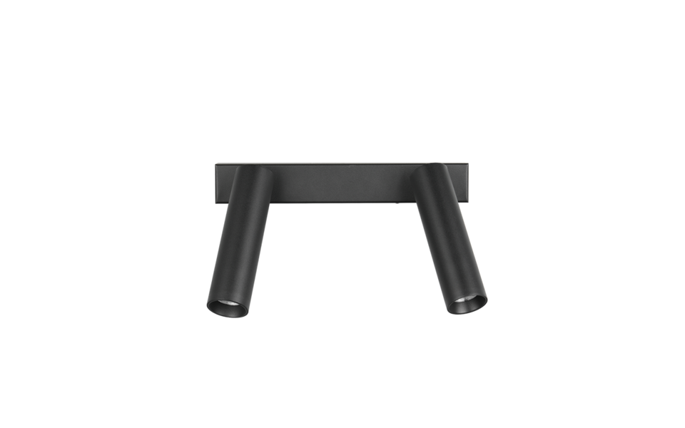 Trio Lighting Trio AMBALA plafondspot | LED | mat zwart | Ø 13 cm | IP20 | 2x 5,5W | 500 lm | 2300+3000+4000K | dimbaar