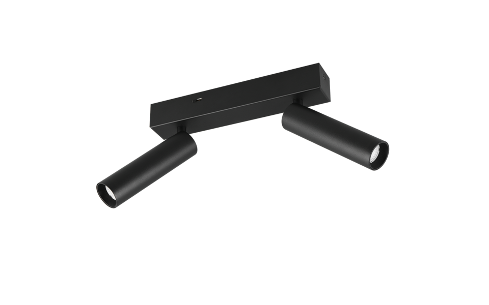 Trio Lighting Trio AMBALA ceiling spotlight | 2x 5W 500 lm 4000K | black | IP20 | 16.5 cm
