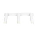 Trio Lighting Trio AMBALA plafondspot | LED | wit mat | 44 x 13 cm | IP20 | 3x 5,5W | 500 lm | 2300+3000+4000K | dimbaar
