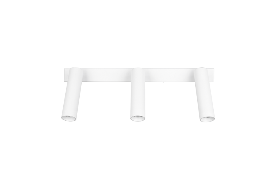 Trio Lighting Trio AMBALA plafondspot | LED | wit mat | 44 x 13 cm | IP20 | 3x 5,5W | 500 lm | 2300+3000+4000K | dimbaar