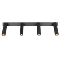 Trio Lighting Trio AMBALA ceiling spotlight | 4x 5W 500 lm 4000K | black | IP20 | 16.5 cm