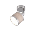 Trio Lighting Trio AROSA plafondspot | E14 Fitting | chroom met grijs | 10 x 16,5 cm | IP20 | excl. 1x E14 | max. 28W
