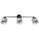 Trio Lighting Trio AROSA plafondspot | E14 Fitting | chroom met grijs | 80,5 x 10 cm | IP20 | excl. 3x E14 | max. 28W