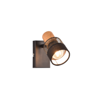 Trio NANDINI ceiling spotlight | E14 | black | Ø 7 cm | IP20 Trio NANDINI ceiling spotlight | E14 | black | Ø 7 cm | IP20