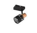 Trio Lighting Trio NANDINI ceiling spotlight | 1x E14 max 40W | black | Ø 7 cm | IP20 | 17 cm