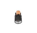 Trio Lighting Trio NANDINI ceiling spotlight | 1x E14 max 40W | black | Ø 7 cm | IP20 | 17 cm