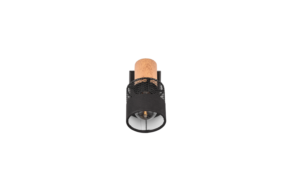 Trio Lighting Trio NANDINI plafondspot | E14 Fitting | mat zwart met mat zwart met zwart | 7 x 17 cm | IP20 | excl. 1x E14 | max. 10W Trio Lighting Trio NANDINI plafondspot | E14 Fitting | mat zwart met mat zwart met zwart | 7 x 17 cm | IP20 | excl. 1x E14 | max. 10W