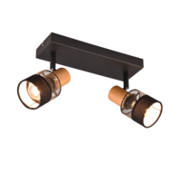 Trio NANDINI ceiling spotlight | E14 | black | Ø 38.5 cm | IP20