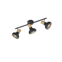 Trio LATIKA ceiling spotlight | E14 | black | Ø 10 cm | IP20