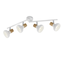 Trio Lighting Trio LATIKA plafondspot | E14 Fitting | wit mat | Ø 10 cm | IP20 | excl. 4x E14 | max. 10W