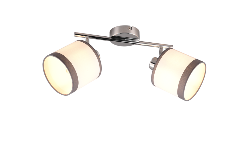 Trio Lighting Trio DAVOS ceiling spotlight | 2x E14 max 40W | IP20 | 23 cm