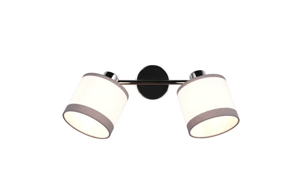 Trio Lighting Trio DAVOS ceiling spotlight | 2x E14 max 40W | IP20 | 23 cm
