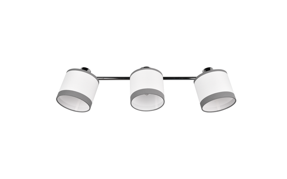 Trio Lighting Trio DAVOS plafondspot | E14 Fitting | chroom met wit | Ø 12 cm | IP20 | excl. 3x E14 | max. 10W