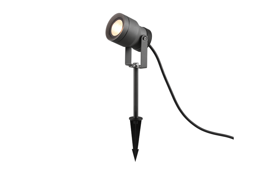 Trio Lighting Trio MAREB plafondspot | LED | antraciet | Ø 8 cm | IP65 | 1x 11W | 1000 lm | 3000K | niet dimbaar