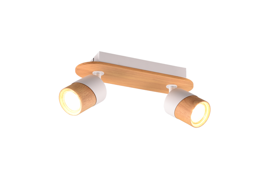 Trio Lighting Trio ARUNI ceiling spotlight | 2x GU10 | chrome | Ø 37 cm | IP20 | 14.5 cm Trio Lighting Trio ARUNI ceiling spotlight | 2x GU10 | chrome | Ø 37 cm | IP20 | 14.5 cm