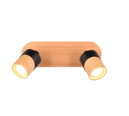 Trio Lighting Trio ARUNI ceiling spotlight | 2x GU10 | black | Ø 37 cm | IP20 | 14.5 cm
