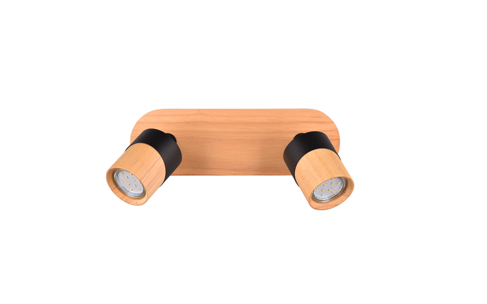 Trio Lighting Trio ARUNI ceiling spotlight | 2x GU10 | black | Ø 37 cm | IP20 | 14.5 cm Trio Lighting Trio ARUNI ceiling spotlight | 2x GU10 | black | Ø 37 cm | IP20 | 14.5 cm