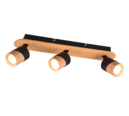 Trio Lighting Trio ARUNI ceiling spotlight | 3x GU10 | black | Ø 34 cm | IP20 | 14.5 cm